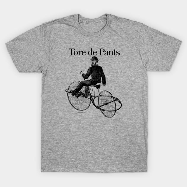 Tore de Pants - funny cycling T-Shirt by eBrushDesign